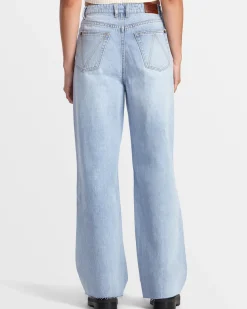 RVCA COCO DENIM JEANS Bleached Indigo