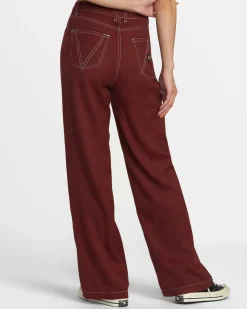 RVCA COCO PANTS Madder Brown
