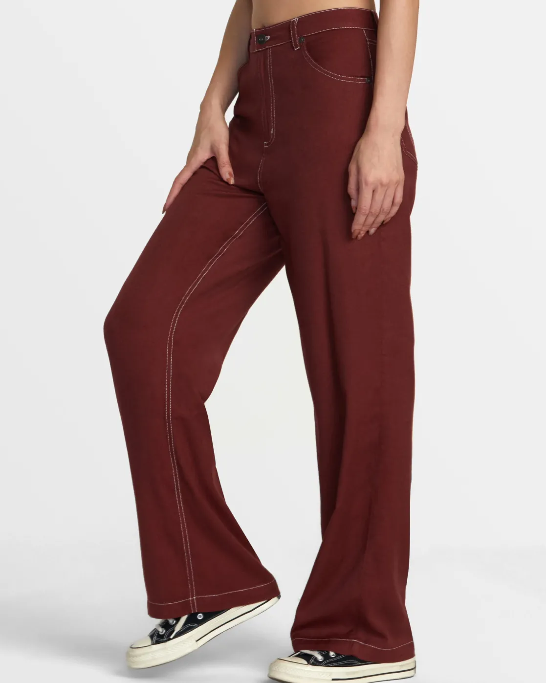 RVCA COCO PANTS Madder Brown