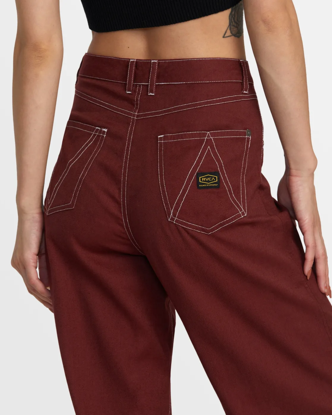 RVCA COCO PANTS Madder Brown