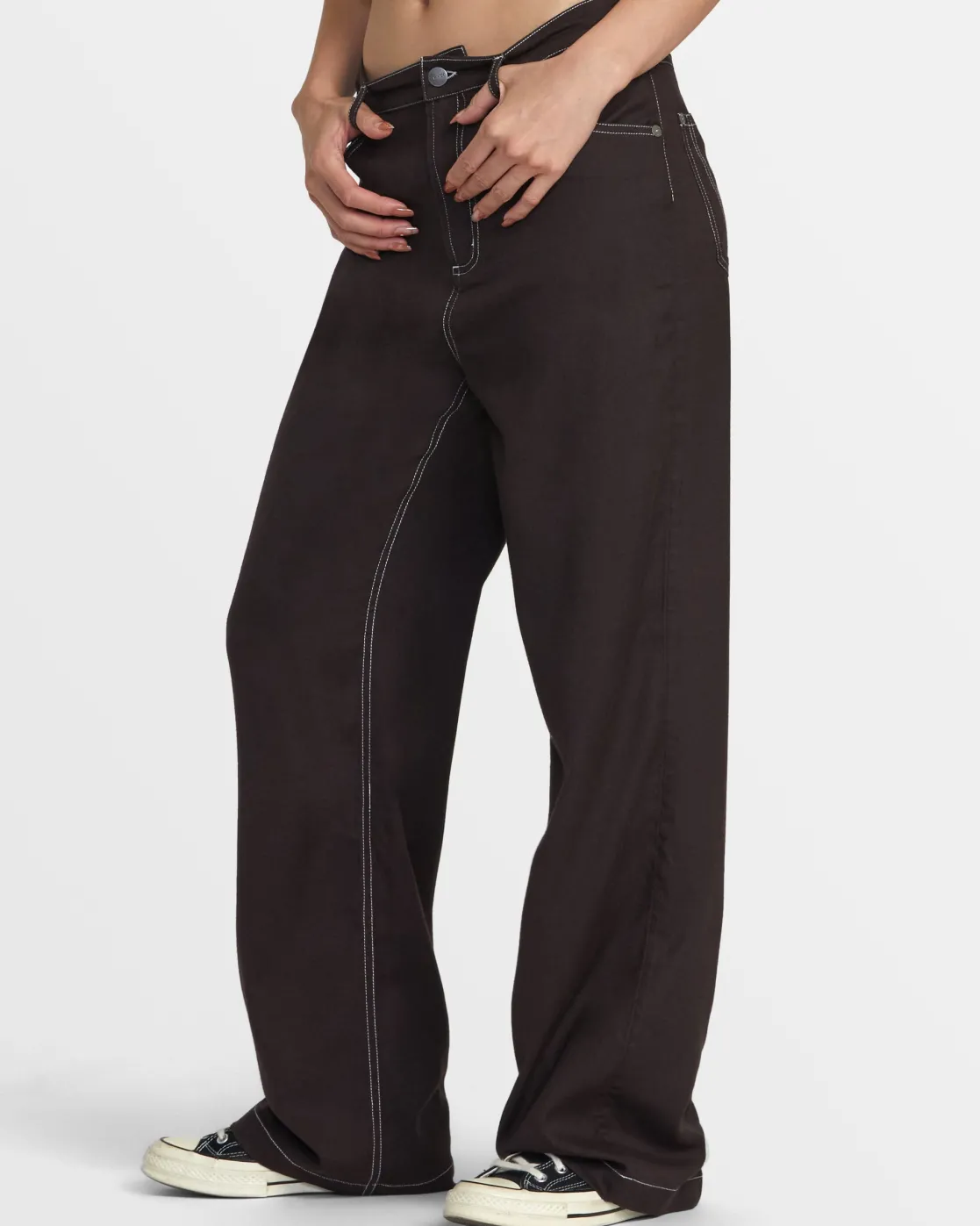RVCA COCO PANTS Chocolate Torte