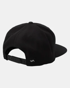 RVCA COMMONWEALTH SNAPBACK HAT Black/White Best