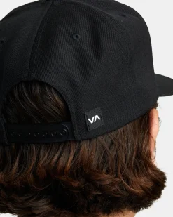 RVCA COMMONWEALTH SNAPBACK HAT Black/White Best