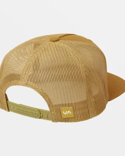 RVCA COMMONWEALTH TRUCKER HAT Camel Outlet