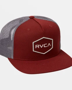 RVCA COMMONWEALTH TRUCKER HAT Wine Clearance