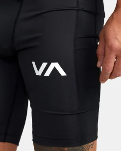 RVCA COMPRESSION TRAINING SHORTS Black Online