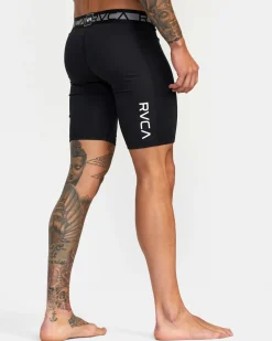 RVCA COMPRESSION TRAINING SHORTS Black Online