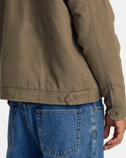 RVCA COPING JACKET Mushroom Hot