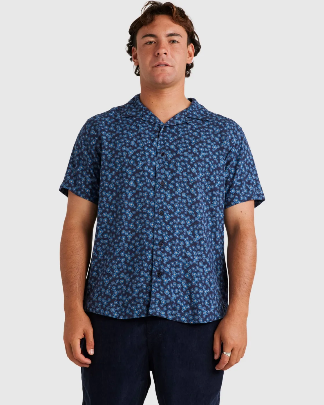 RVCA COSMOS SHORT SLEEVE SHIRT Outer Space Online
