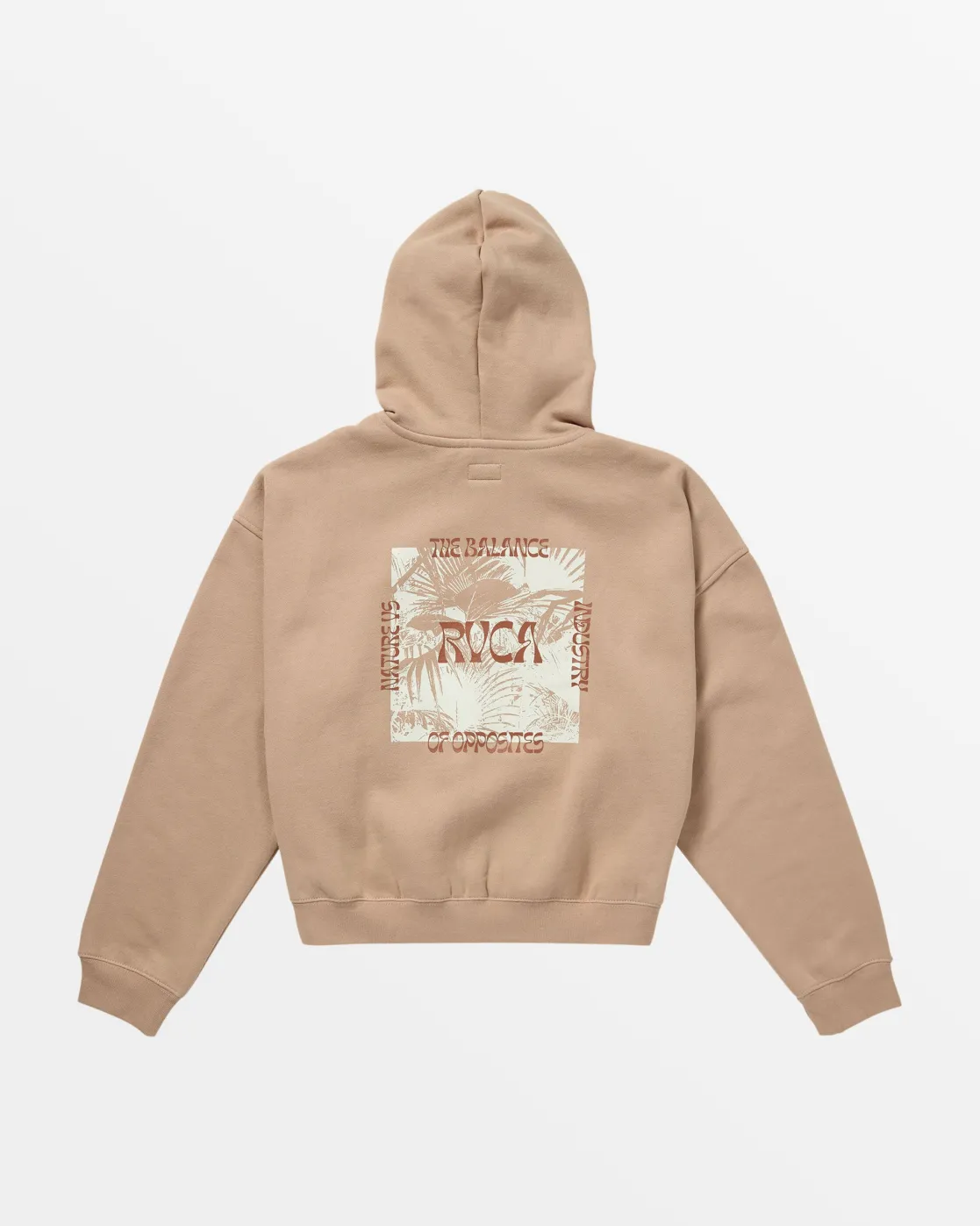 RVCA COURT ZIP HOODIE Warm Taupe Best