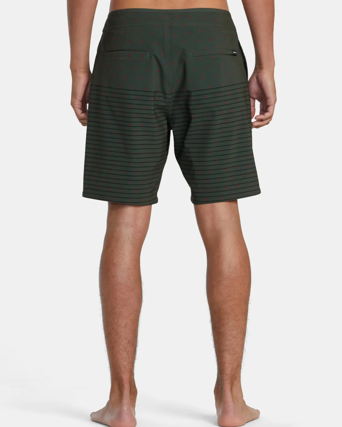 RVCA CURREN 18" BOARDSHORTS Olive Dits Discount