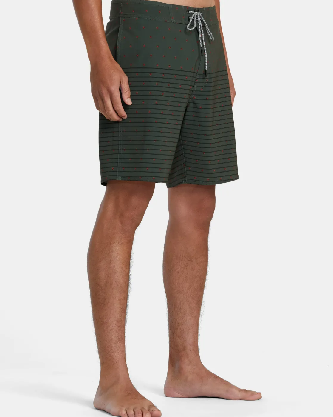 RVCA CURREN 18" BOARDSHORTS Olive Dits Discount