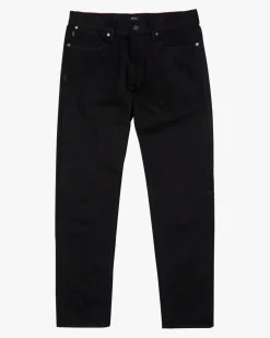 RVCA DAGGERS DENIM JEANS Black Black Discount