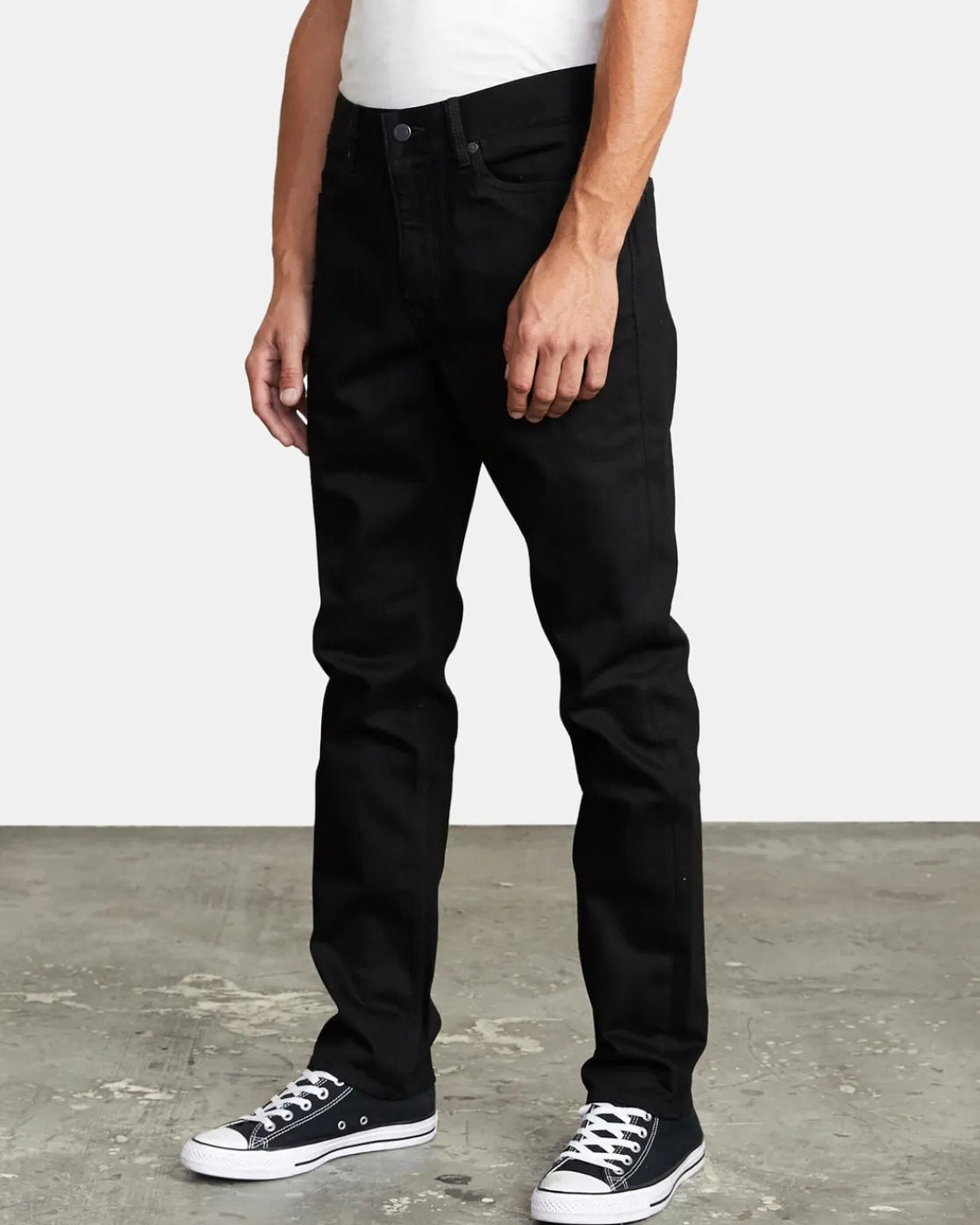 RVCA DAGGERS DENIM JEANS Black Black Discount