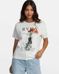 RVCA DAILY TEE Whisper White Outlet