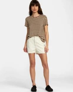 RVCA DAYSHIFT DENIM SHORTS Natural Hot