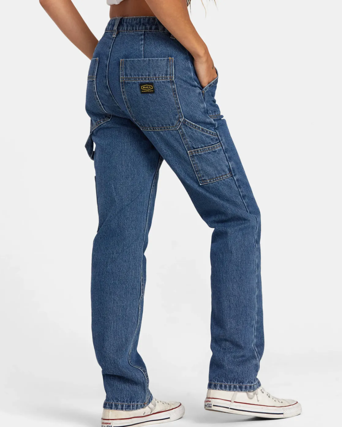 RVCA DAYSHIFT JEANS Blue Rinse Hot