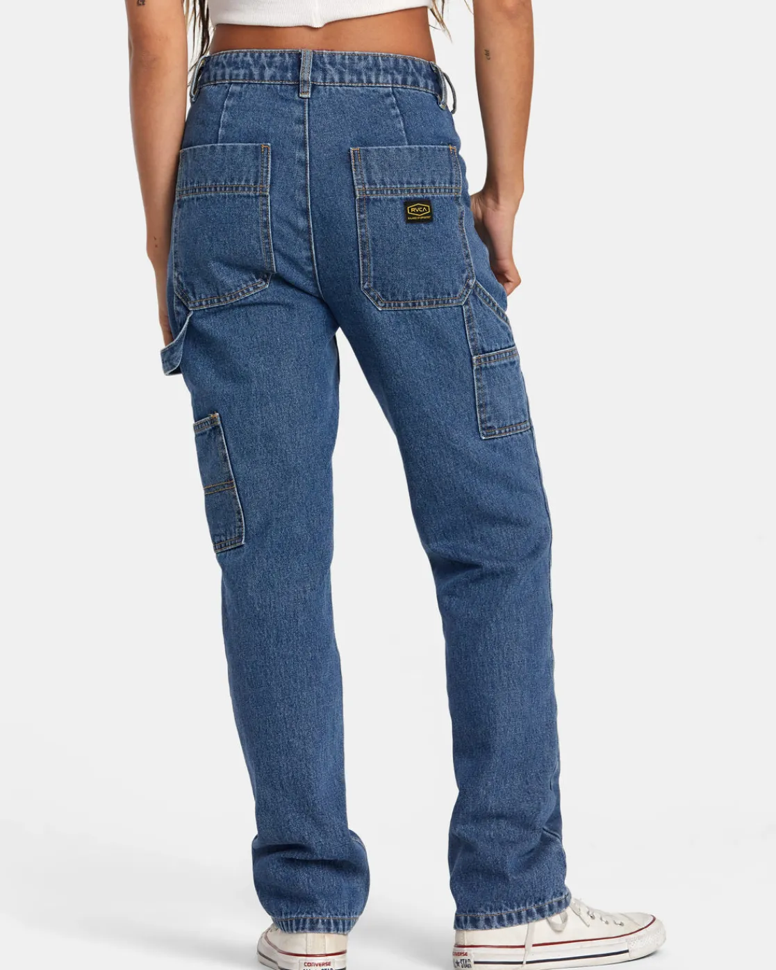 RVCA DAYSHIFT JEANS Blue Rinse Hot