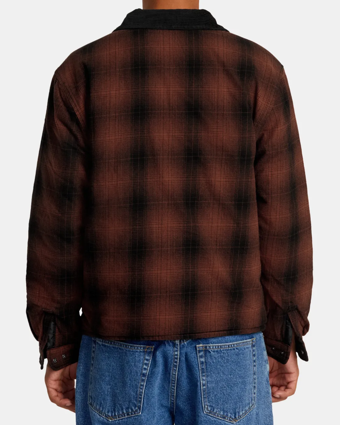 RVCA DAYSHIFT REVERSIBLE JACKET Red/Black New