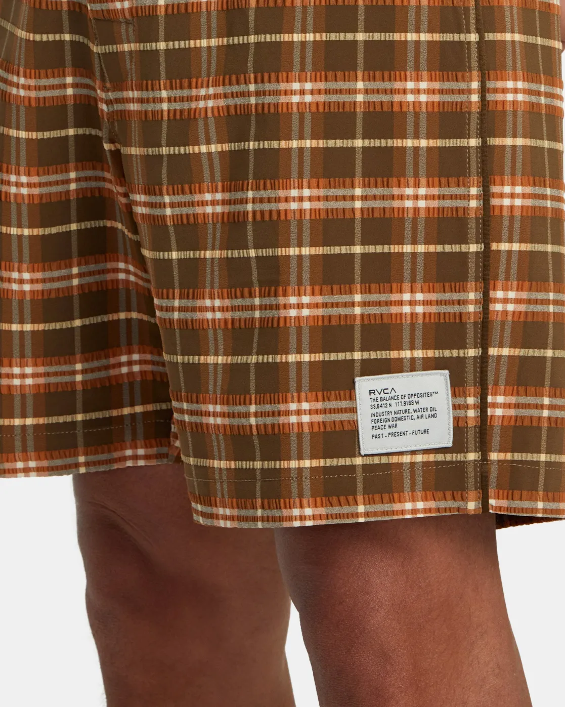 RVCA DAYTRIP BOARDSHORTS 17'' Bombay Brown New