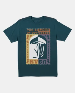 RVCA DECOSHROOM TEE Duck Blue Best