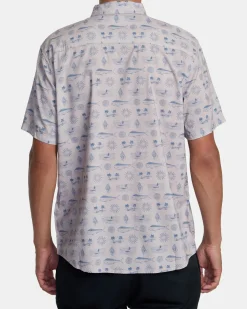 RVCA DORADO SHORT SLEEVE SHIRT Pale Mauve Outlet