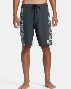 RVCA DRAIN BOARDSHORTS 20'' Black Clearance