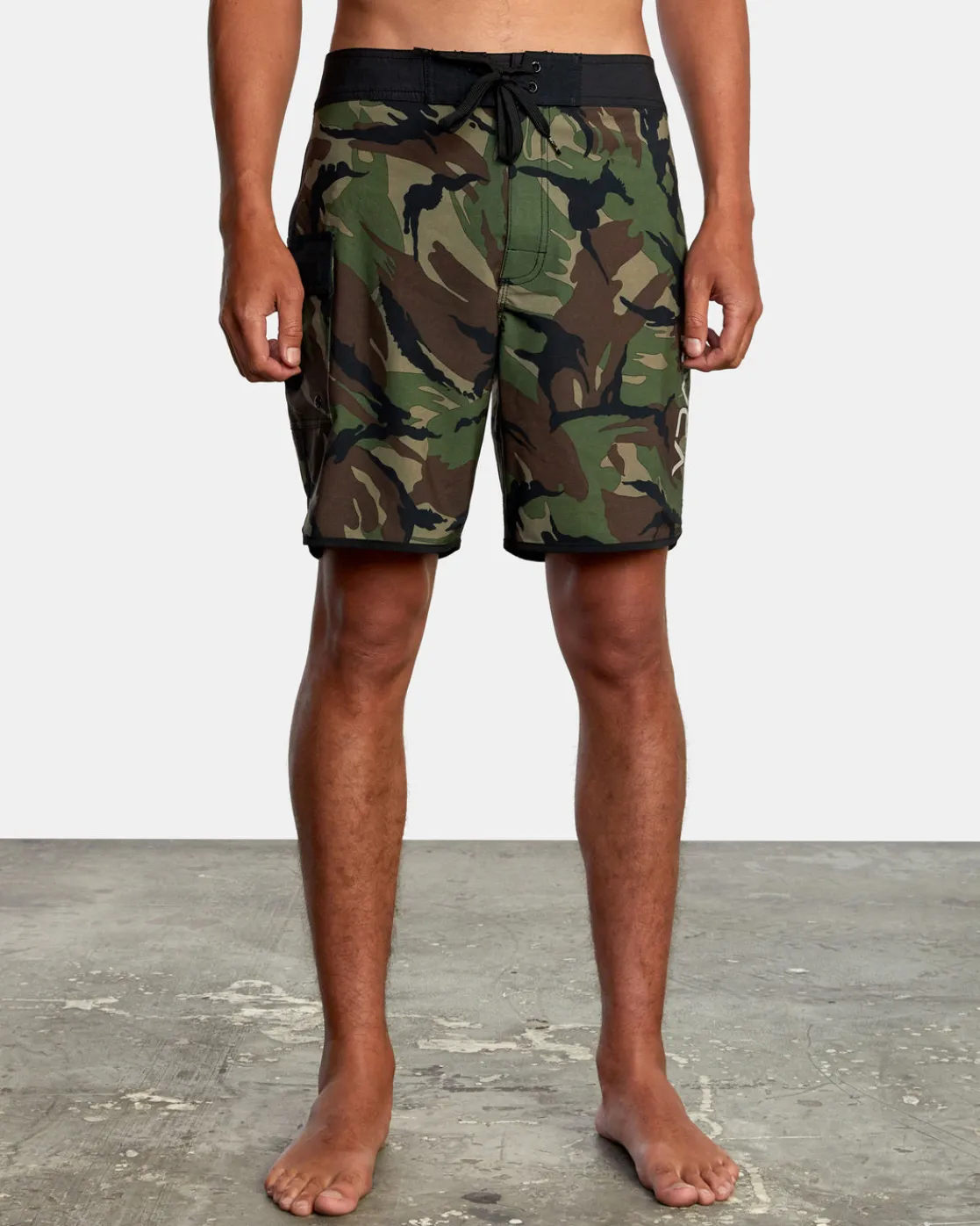 RVCA EASTERN 18" BOARDSHORTS Woodland Camo Outlet