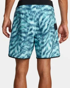 RVCA EASTERN 18" BOARDSHORTS Light Blue Clearance