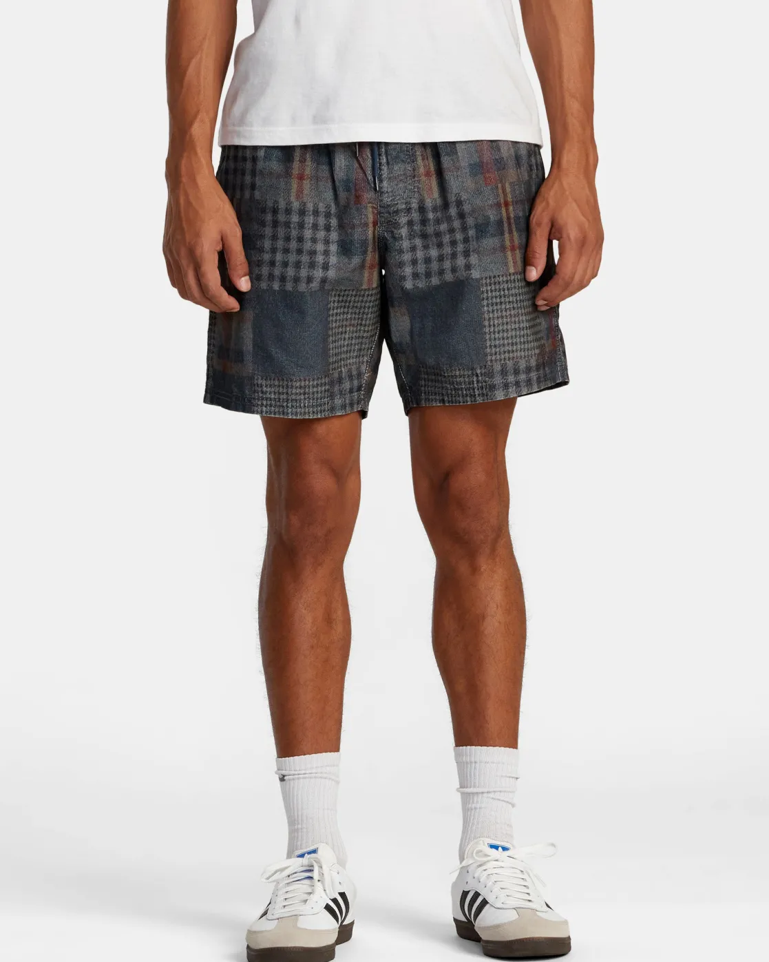 RVCA ESCAPE 17" ELASTIC WAIST SHORTS Patchwork
