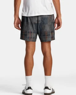 RVCA ESCAPE 17" ELASTIC WAIST SHORTS Patchwork