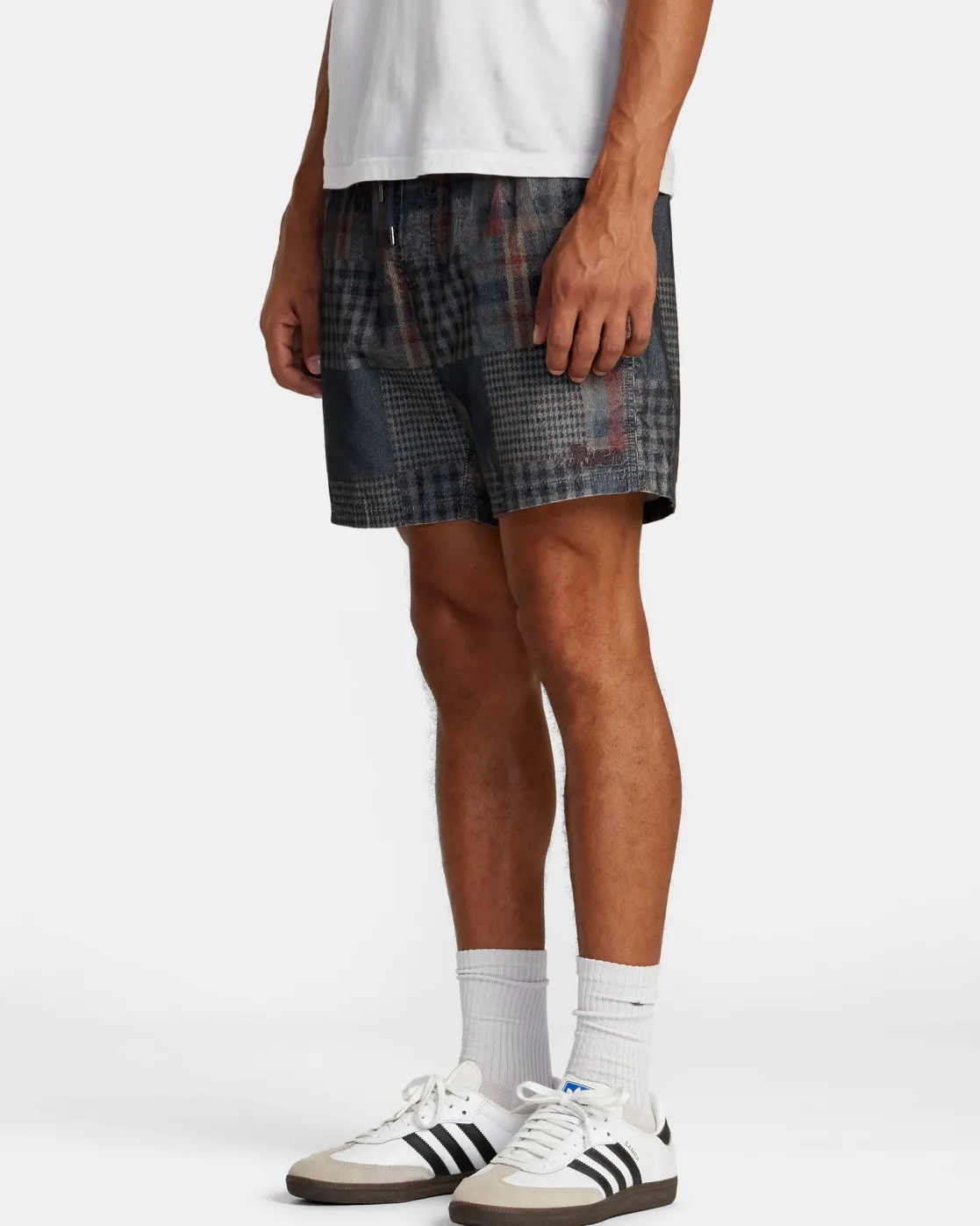 RVCA ESCAPE 17" ELASTIC WAIST SHORTS Patchwork