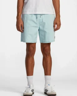 RVCA ESCAPE PRINT 17" SHORTS Blue Haze Best