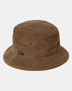 RVCA FIRST POINT BUCKET HAT Chocolate Clearance