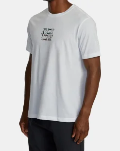 RVCA FLIP FLOW SPORT TECH TEE White Hot