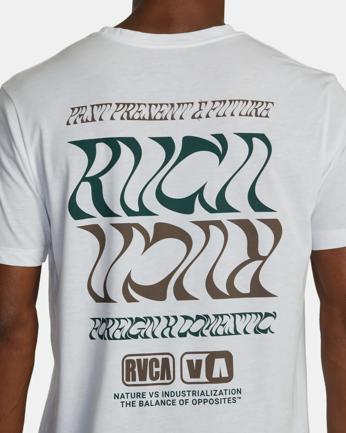 RVCA FLIP FLOW SPORT TECH TEE White Hot