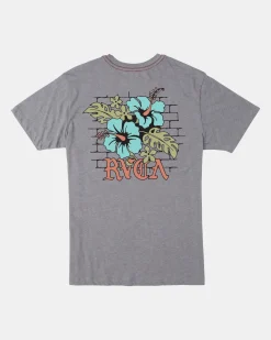 RVCA FLORAL PARK TEE Smoke Outlet