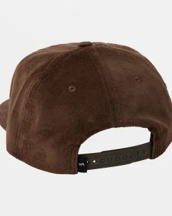 RVCA FREEMAN SNAPBACK HAT Chocolate New
