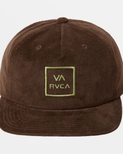 RVCA FREEMAN SNAPBACK HAT Chocolate New