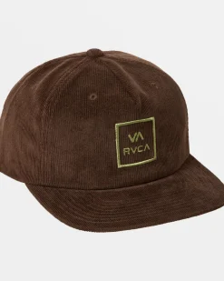 RVCA FREEMAN SNAPBACK HAT Chocolate New