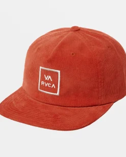 RVCA FREEMAN SNAPBACK HAT Burnt Orange Hot