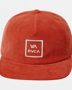 RVCA FREEMAN SNAPBACK HAT Burnt Orange Hot
