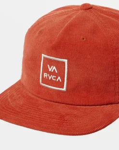 RVCA FREEMAN SNAPBACK HAT Burnt Orange Hot