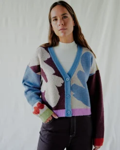 RVCA GABRIELLE CARDIGAN Ecru Discount