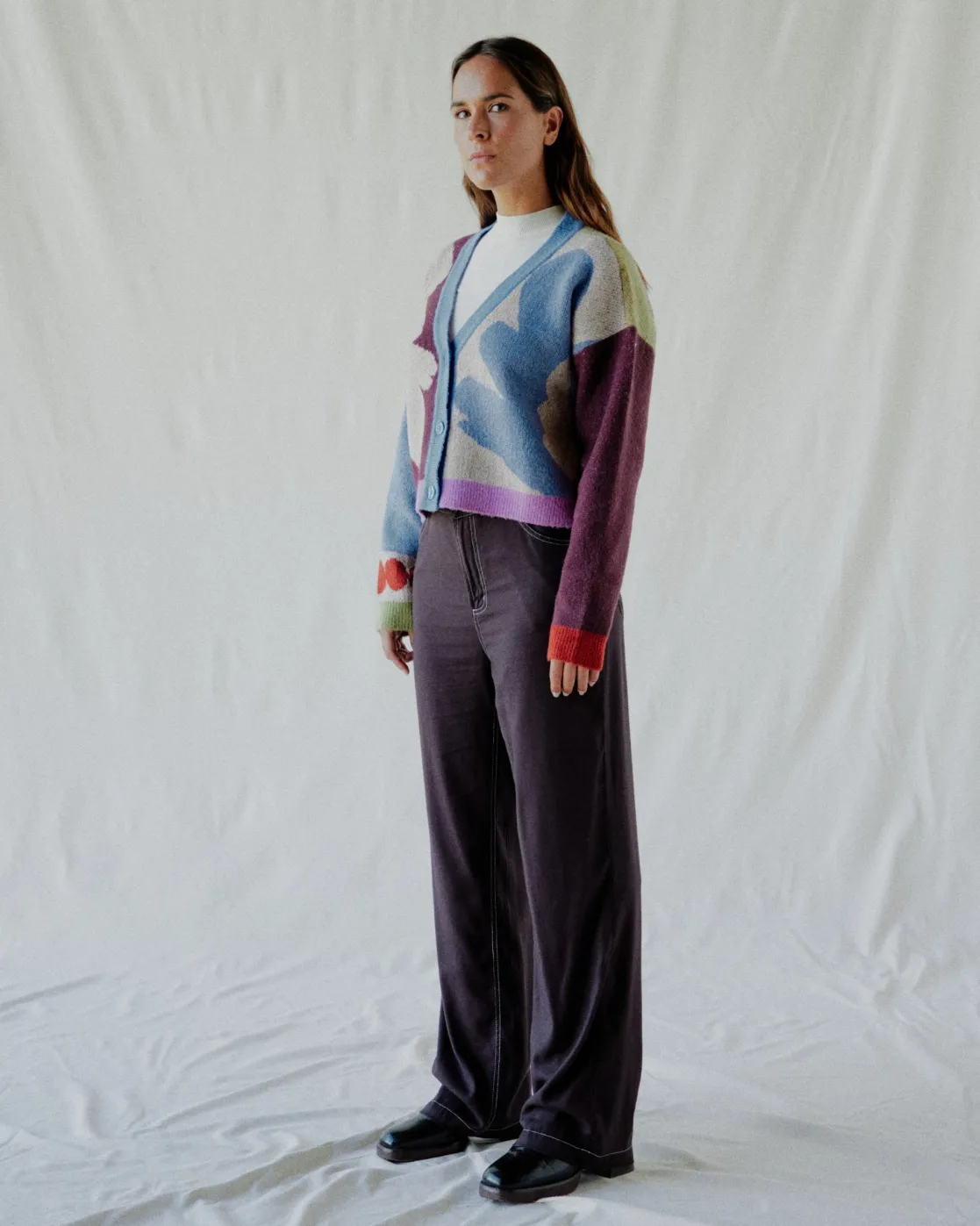 RVCA GABRIELLE CARDIGAN Ecru Discount