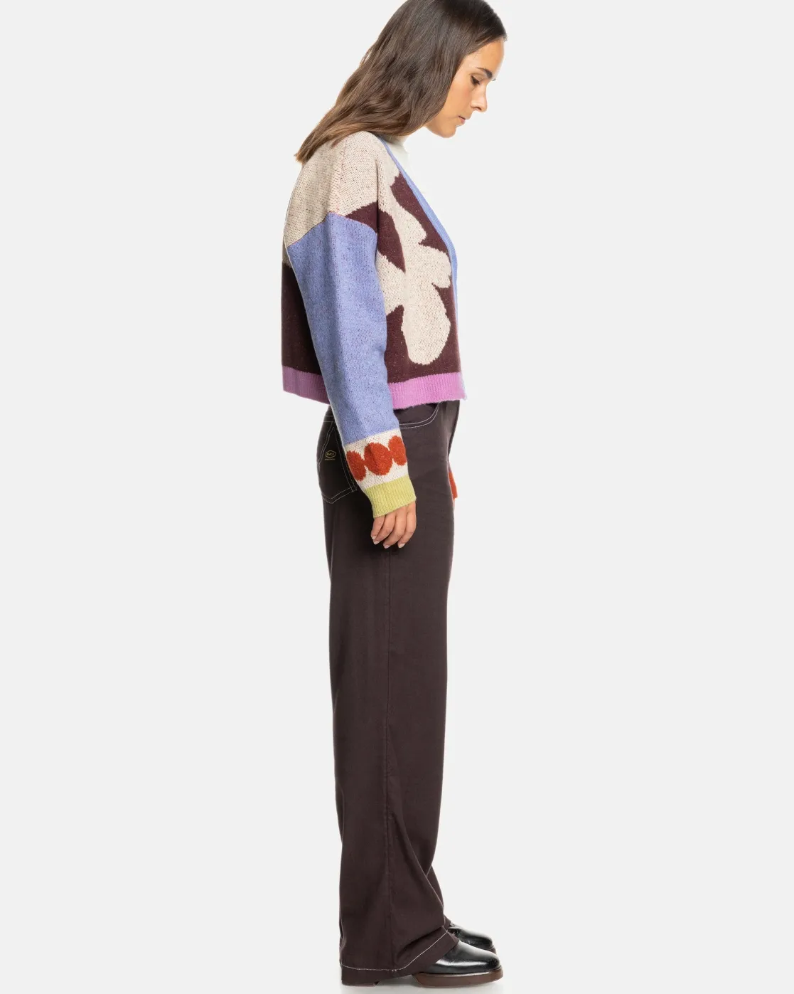 RVCA GABRIELLE CARDIGAN Ecru Discount