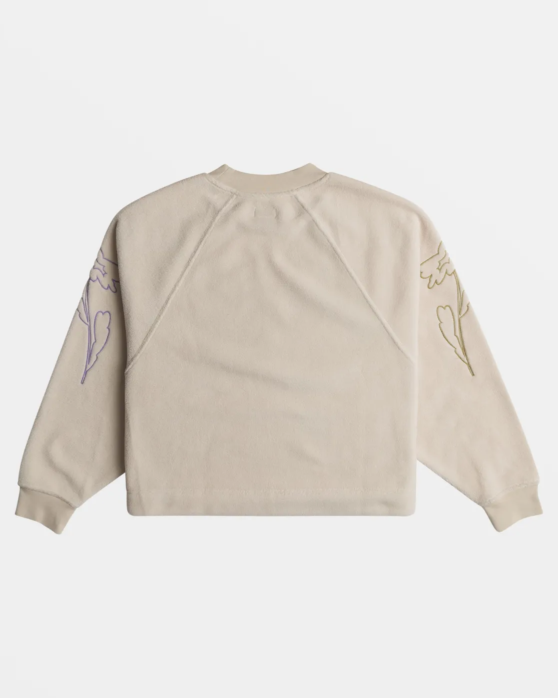 RVCA GABRIELLE MONCEAUX CREWNECK SWEATSHIRT Ecru Sale