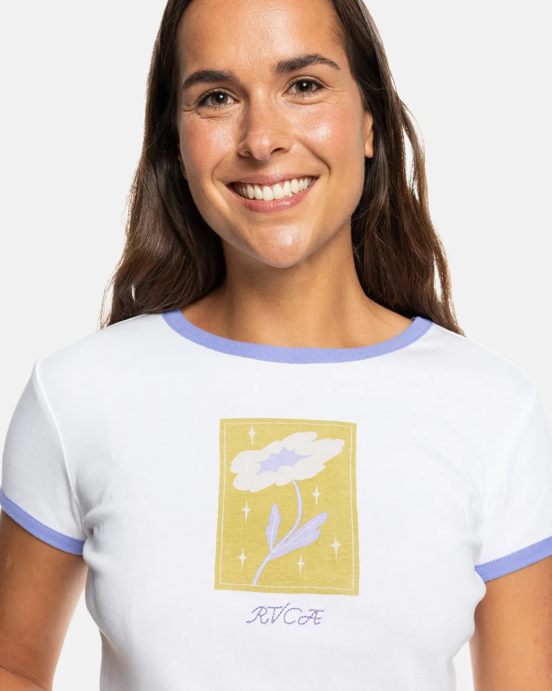 RVCA GABRIELLE MONCEAUX RINGER TEE White Online