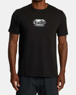 RVCA GLOBAL DIGI SPORT TECH TEE Black New