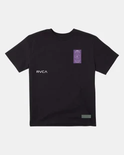 RVCA GLOBAL DOMESTIC SHORT SLEEVE TEE Black Outlet
